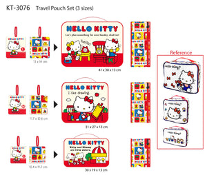 Hello Kitty可摺疊衣物收納袋套裝 (3件裝)KT-3076