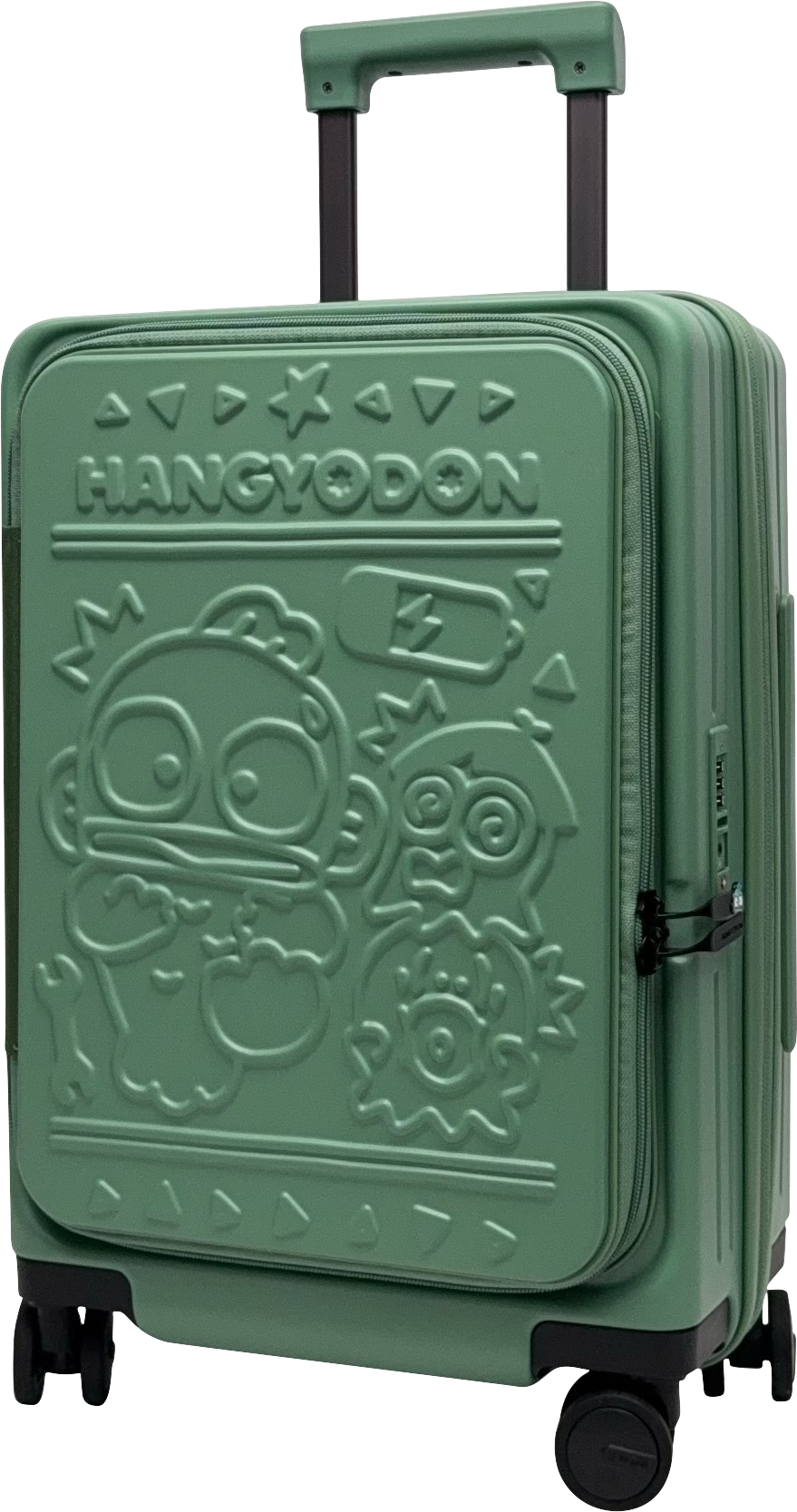 HANGYODON 水怪 前揭式四輪拉桿喼(雙層防盜拉鏈)HG2520T
