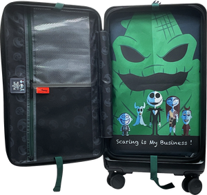 The Nightmare Before Christmas 前揭式四輪胖胖行李箱 JK-5210T