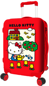 Hello Kitty 四輪拉桿喼(雙層防盜拉鏈) KT-3070-28