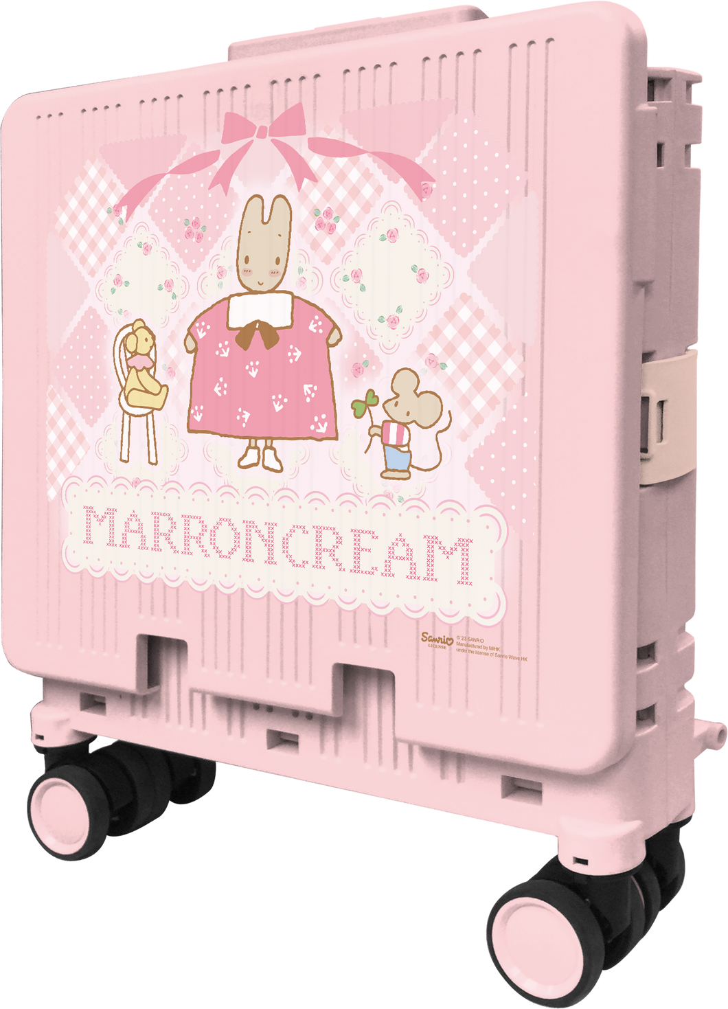 Marron Cream 四輪摺疊手拉車:  Foldable shopping cart