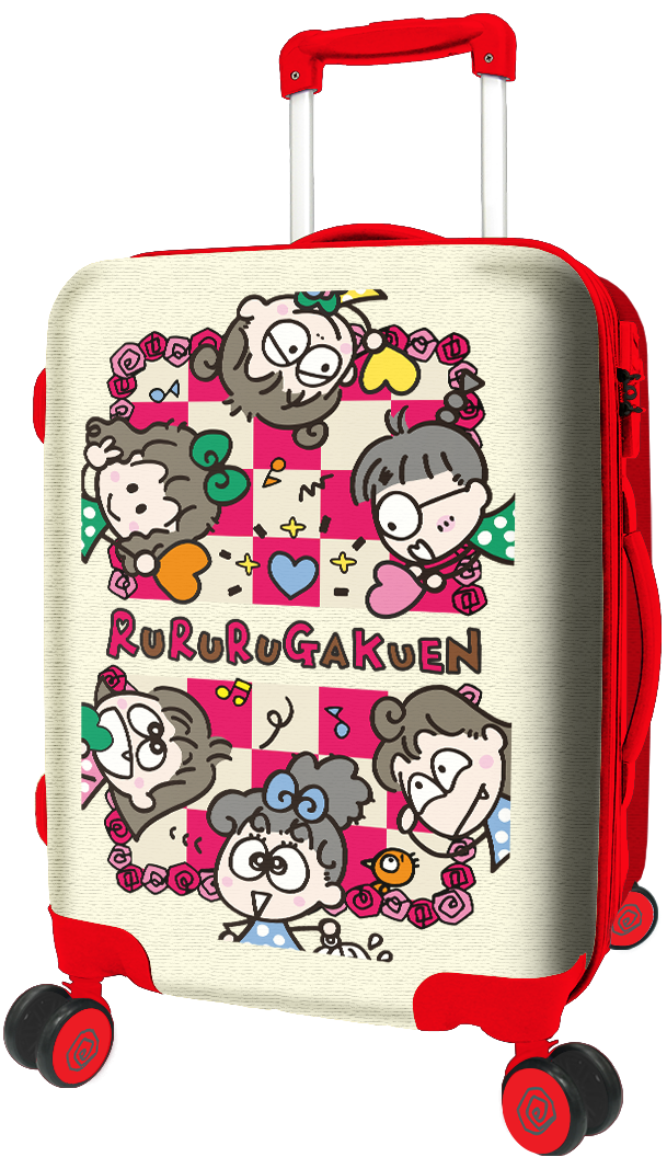 RuRuRuGaKuen 四輪拉桿喼(雙層防盜拉鏈)RG3710