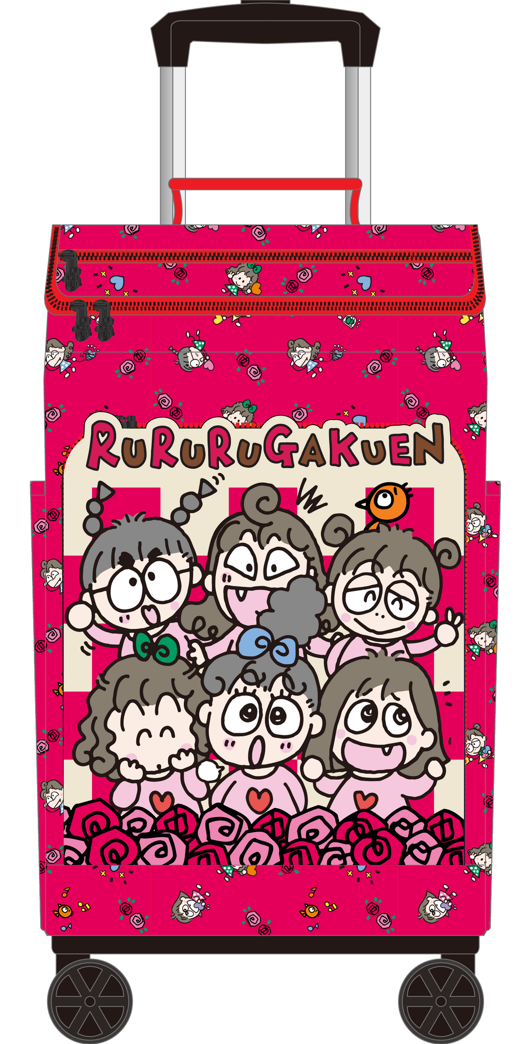 RURURUGAKUEN輕便4輪購物車RG-3715