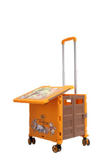 Load image into Gallery viewer, WinnieThePooh 四輪摺疊手拉車:  Foldable shopping cart PH-00335
